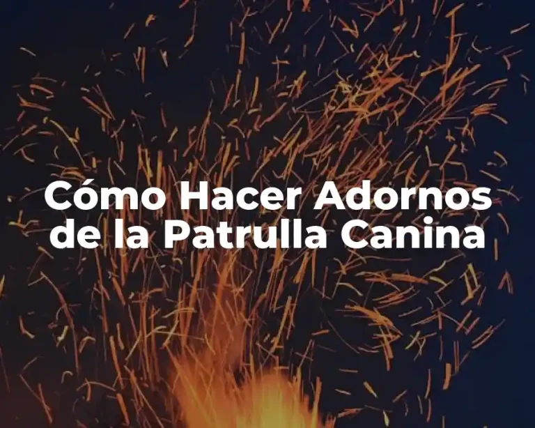 Cómo Hacer Adornos de la Patrulla Canina