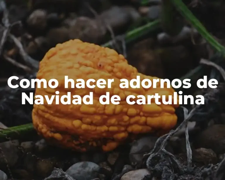 Como hacer adornos de Navidad de cartulina