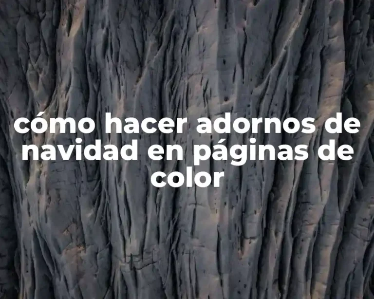 cómo hacer adornos de navidad en páginas de color