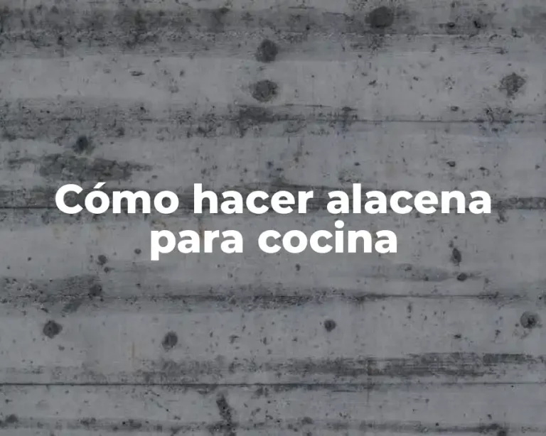 Cómo hacer alacena para cocina