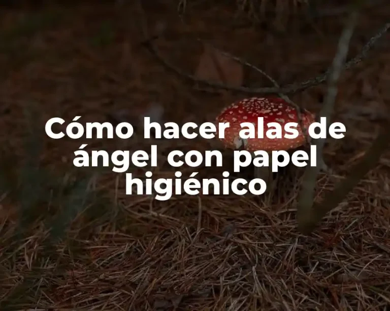 Cómo hacer alas de ángel con papel higiénico