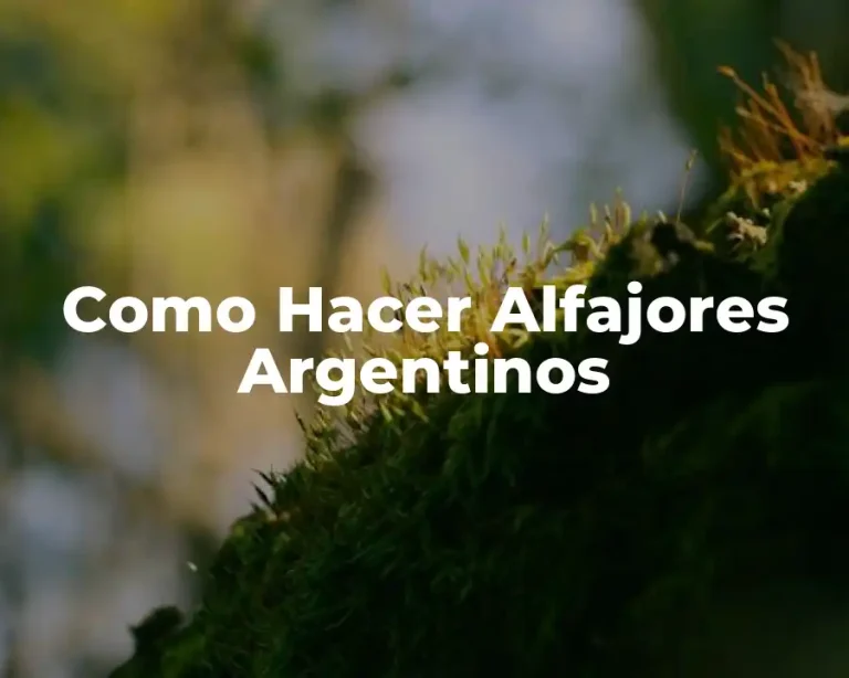 Como Hacer Alfajores Argentinos