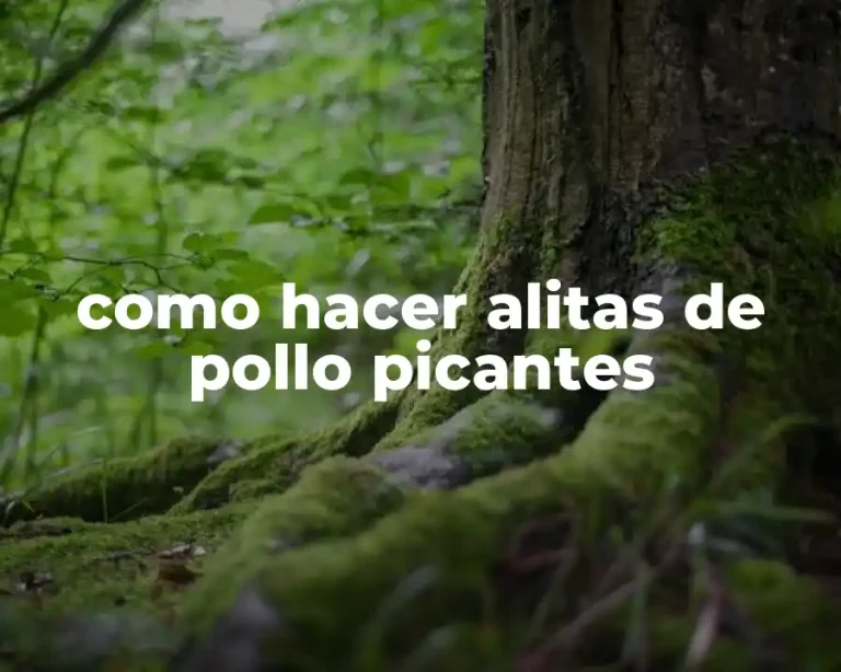 como hacer alitas de pollo picantes