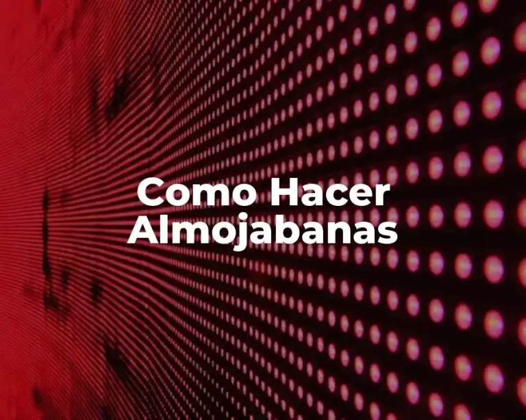 Como Hacer Almojabanas