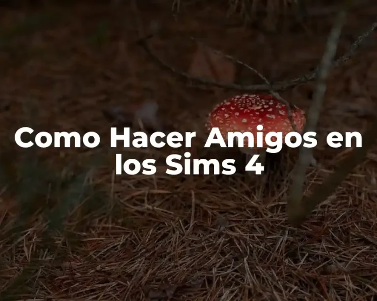 Como Hacer Amigos en los Sims 4
