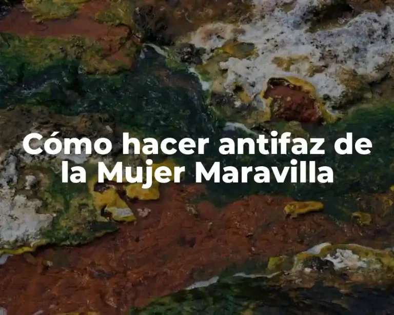 Cómo hacer antifaz de la Mujer Maravilla