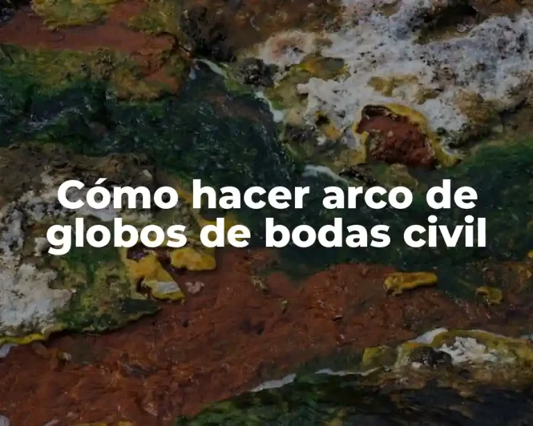 Cómo hacer arco de globos de bodas civil