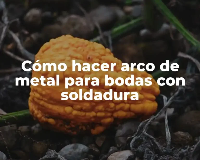 Cómo hacer arco de metal para bodas con soldadura