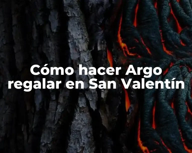 Cómo hacer Argo regalar en San Valentín