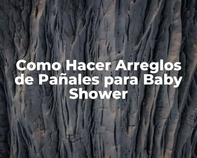 Como Hacer Arreglos de Pañales para Baby Shower