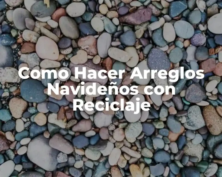 Como Hacer Arreglos Navideños con Reciclaje