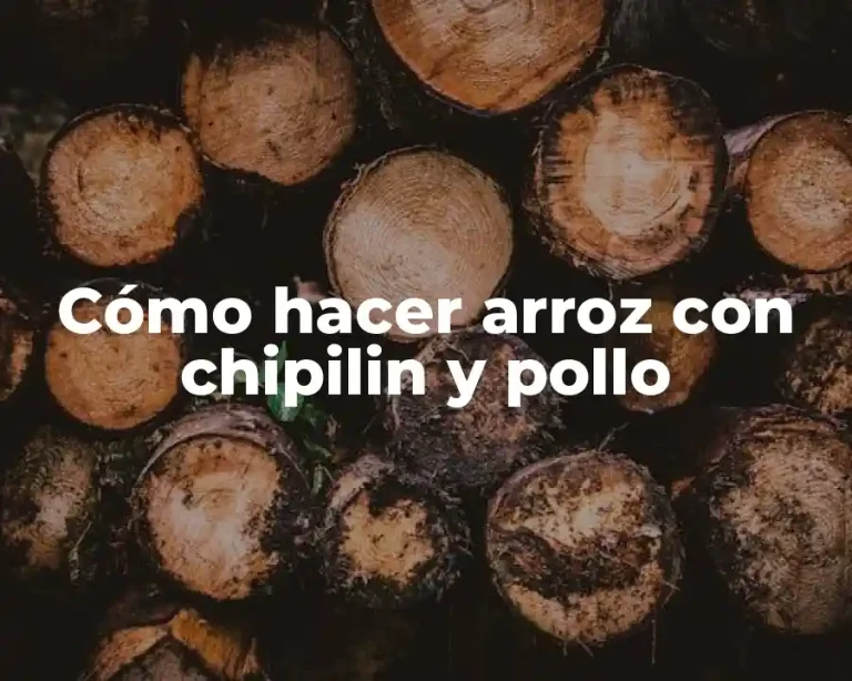 Cómo hacer arroz con chipilin y pollo