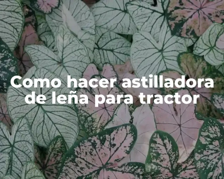 Como hacer astilladora de leña para tractor