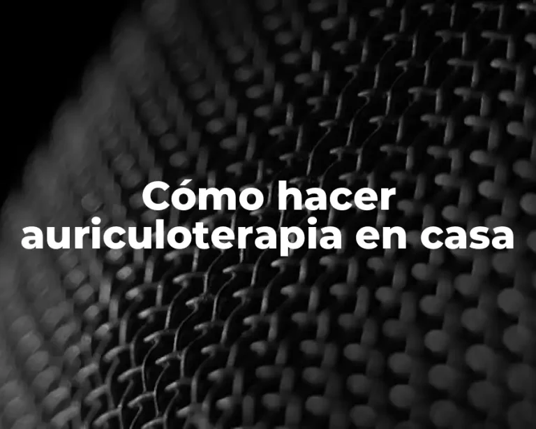 Cómo hacer auriculoterapia en casa