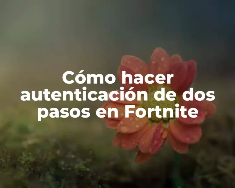 Cómo hacer autenticación de dos pasos en Fortnite