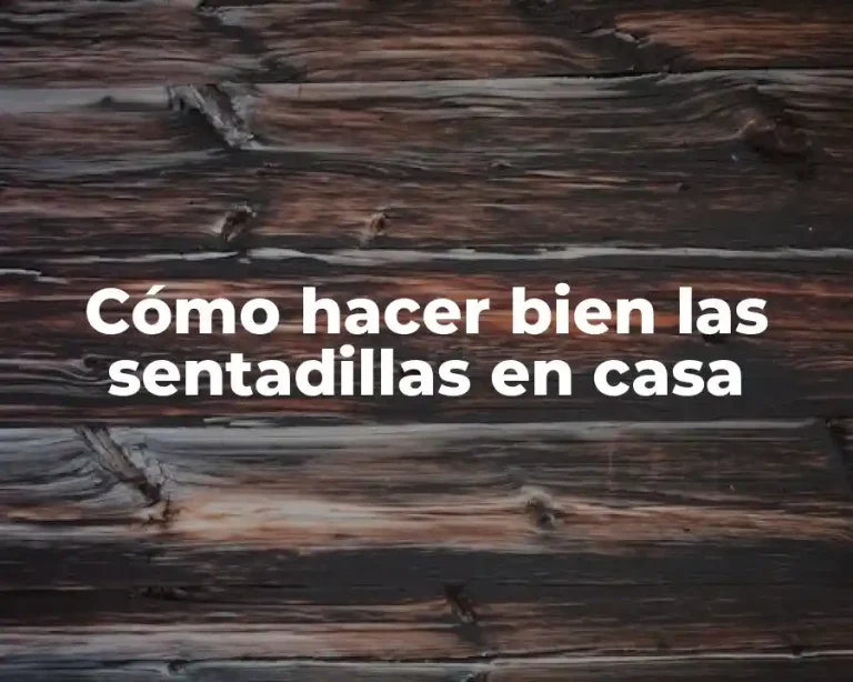 Cómo hacer bien las sentadillas en casa