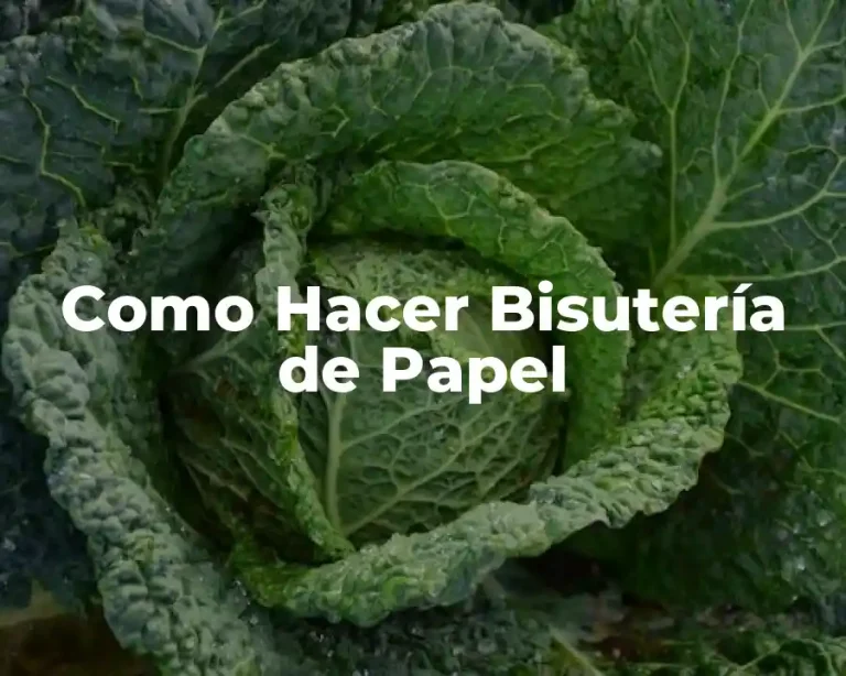 Como Hacer Bisutería de Papel