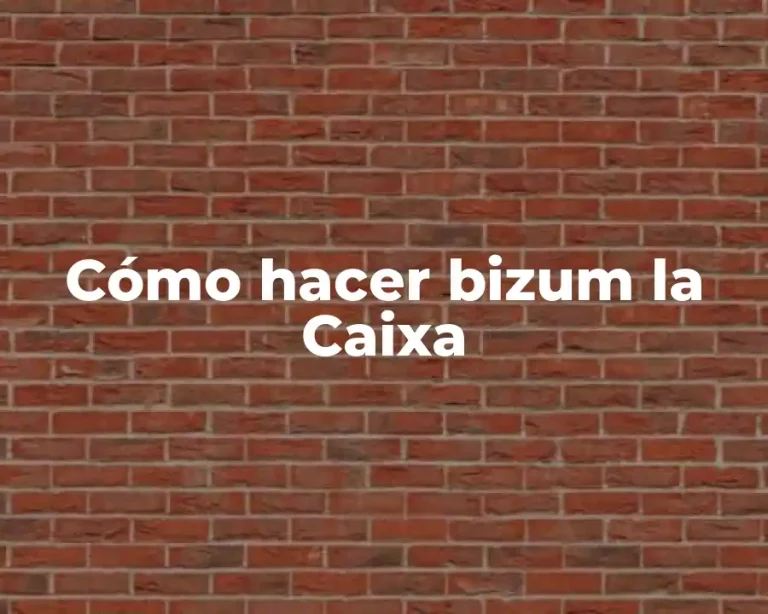 Cómo hacer bizum la Caixa