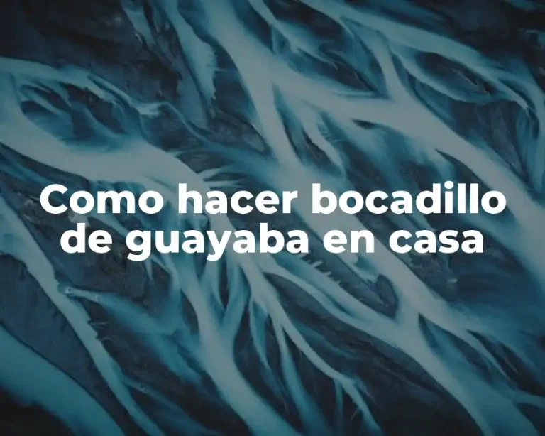 Como hacer bocadillo de guayaba en casa