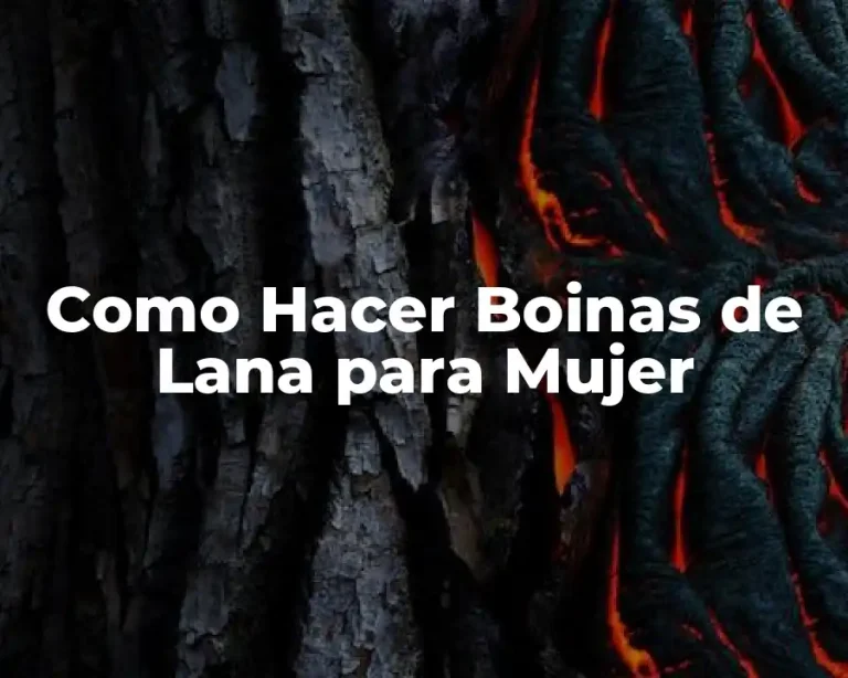 Como Hacer Boinas de Lana para Mujer