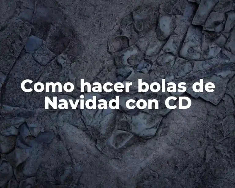 Como hacer bolas de Navidad con CD