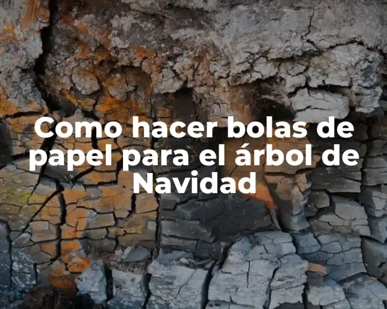 Como hacer bolas de papel para el árbol de Navidad