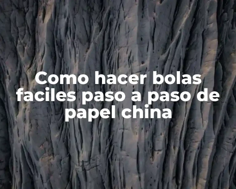 Como hacer bolas faciles paso a paso de papel china