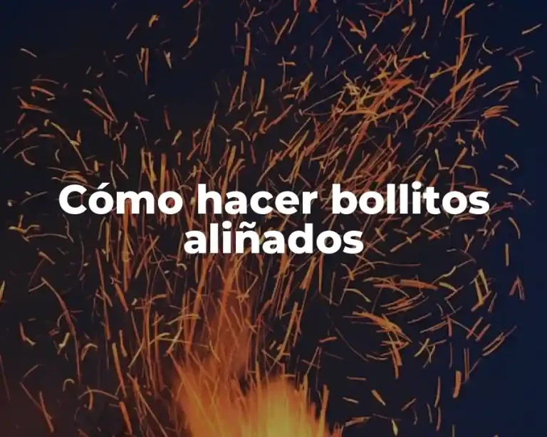 Cómo hacer bollitos aliñados