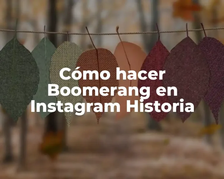 Cómo hacer Boomerang en Instagram Historia