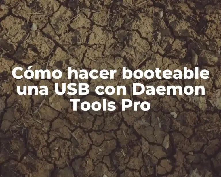 Cómo hacer booteable una USB con Daemon Tools Pro