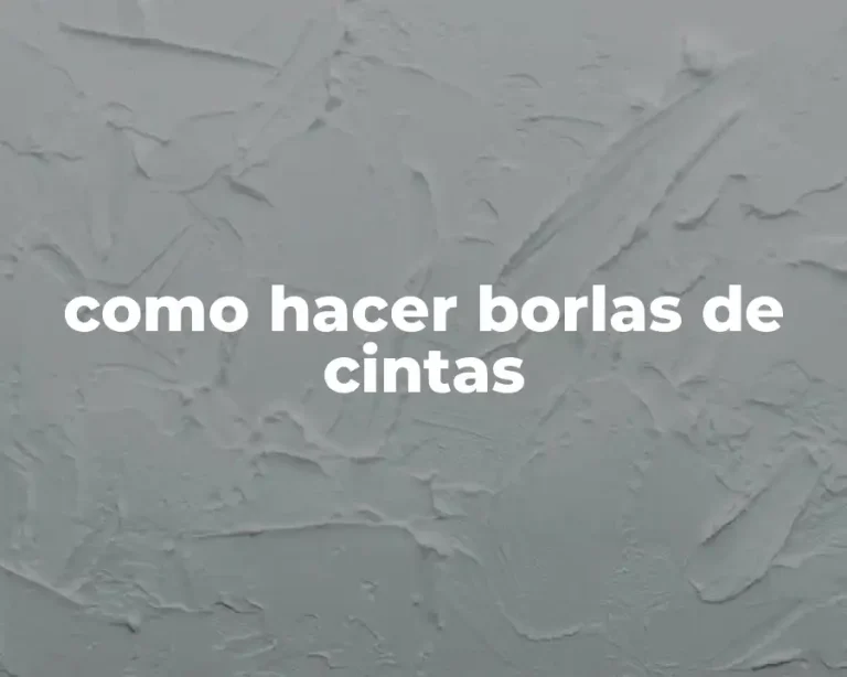 como hacer borlas de cintas