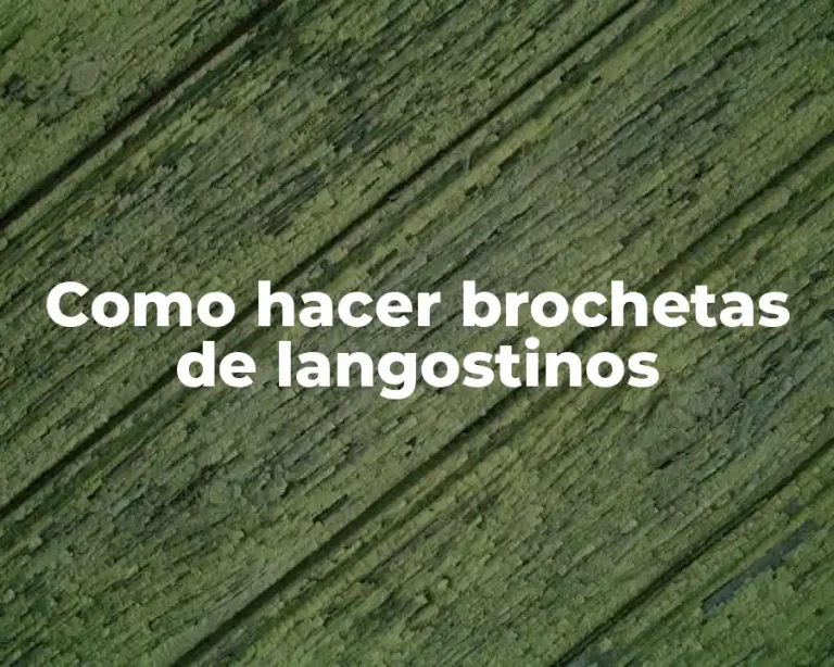 Como hacer brochetas de langostinos