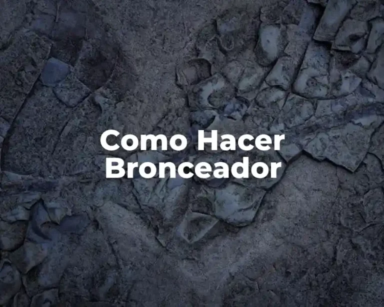 Como Hacer Bronceador