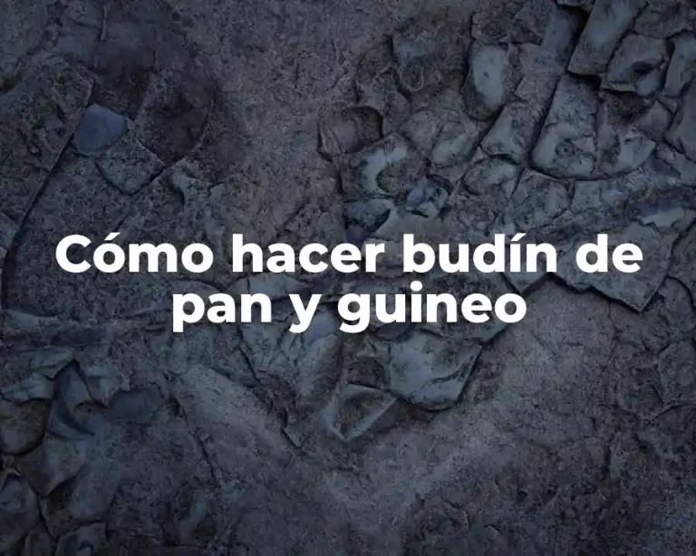 Cómo hacer budín de pan y guineo