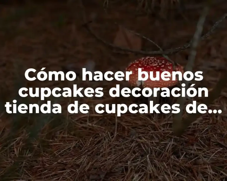 Cómo hacer buenos cupcakes decoración tienda de cupcakes de papa