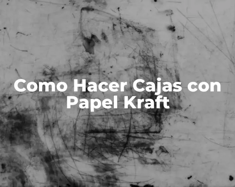 Como Hacer Cajas con Papel Kraft