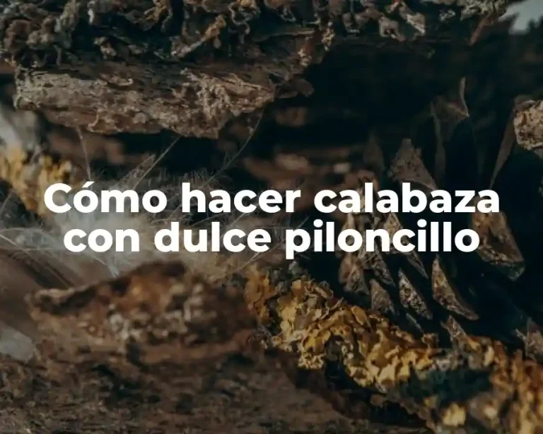 Cómo hacer calabaza con dulce piloncillo