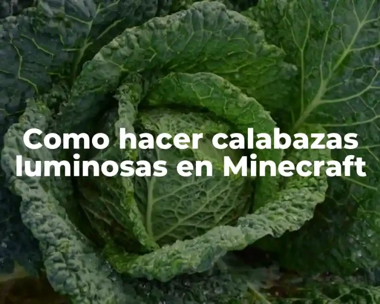 Como hacer calabazas luminosas en Minecraft