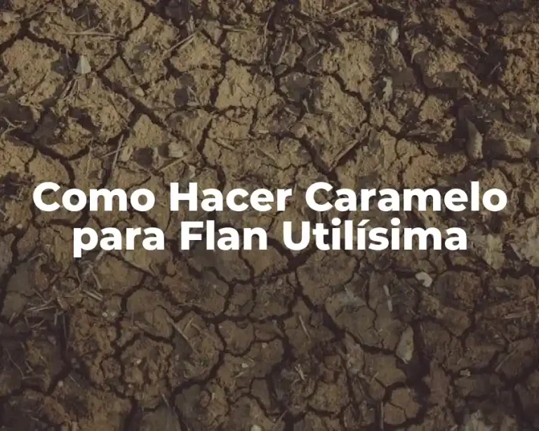 Como Hacer Caramelo para Flan Utilísima
