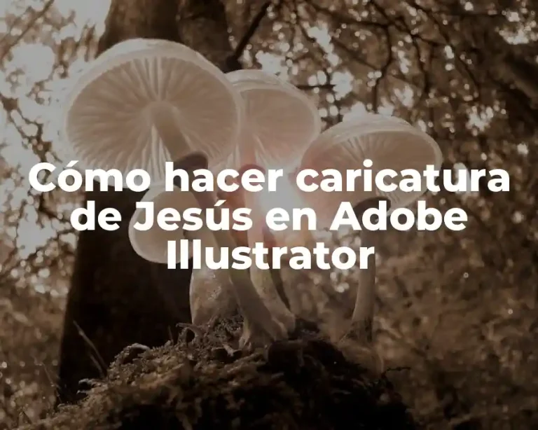 Cómo hacer caricatura de Jesús en Adobe Illustrator
