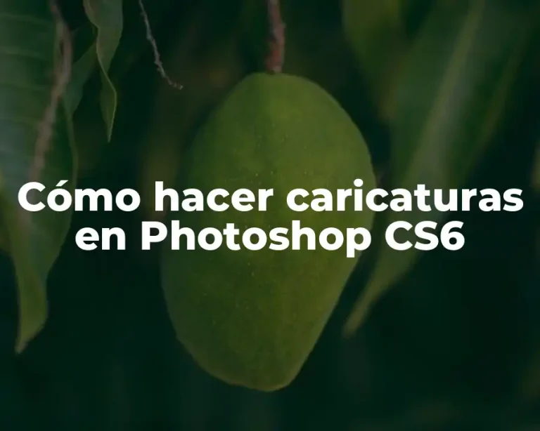 Cómo hacer caricaturas en Photoshop CS6