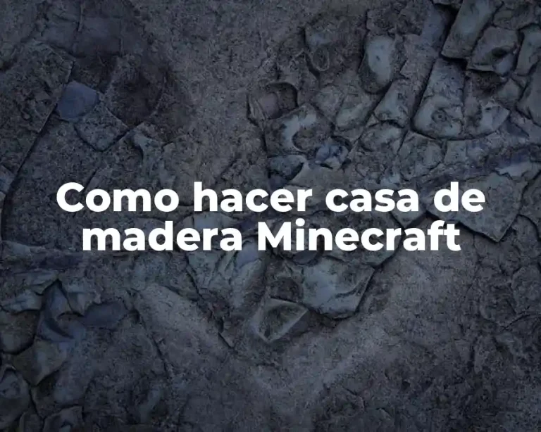 Como hacer casa de madera Minecraft