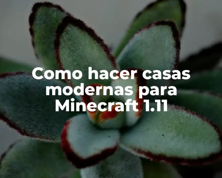 Como hacer casas modernas para Minecraft 1.11