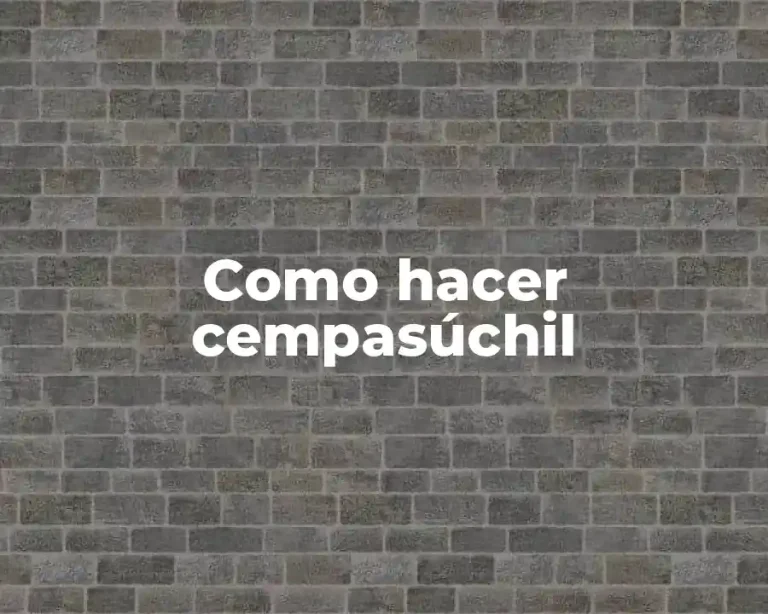 Como hacer cempasúchil