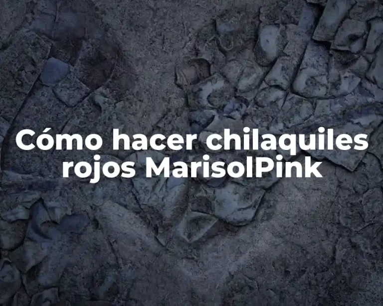 Cómo hacer chilaquiles rojos MarisolPink