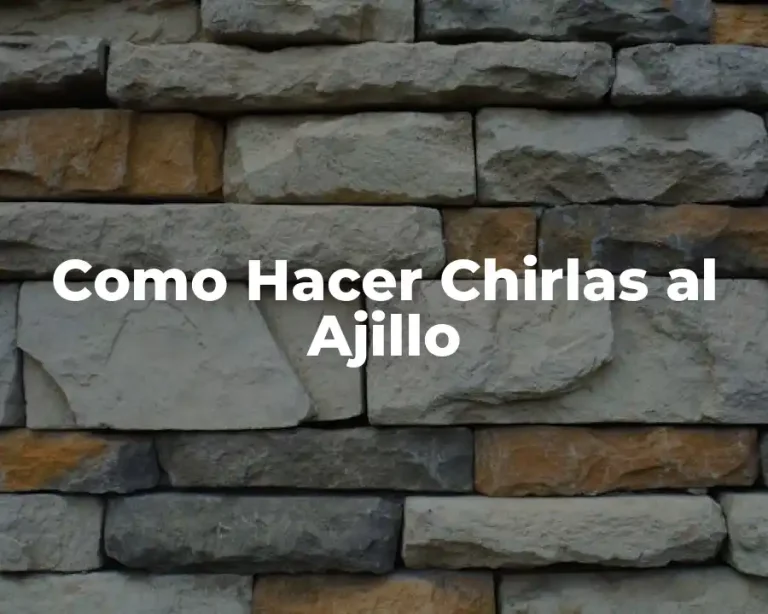 Como Hacer Chirlas al Ajillo