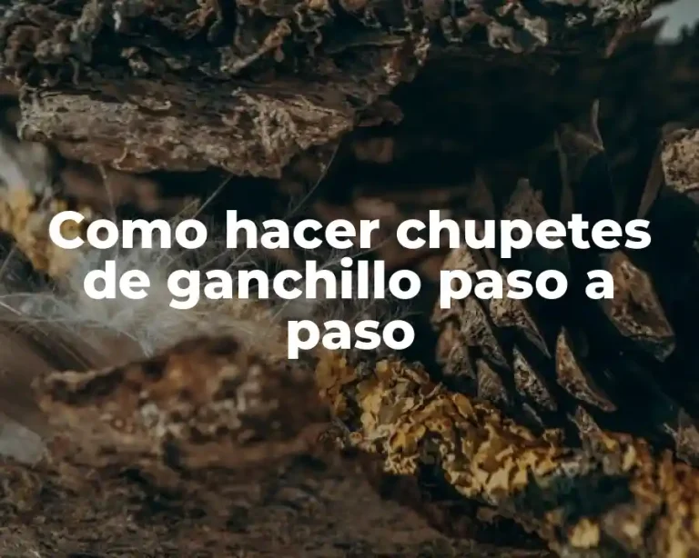 Como hacer chupetes de ganchillo paso a paso