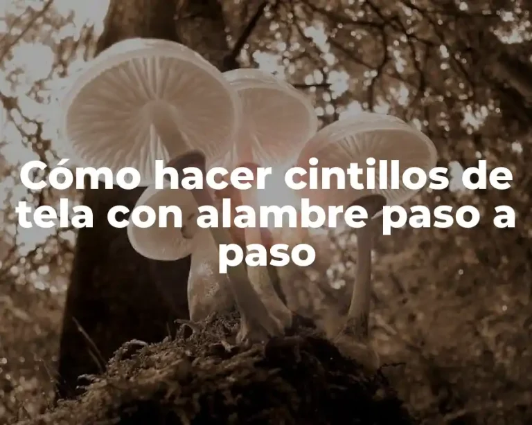 Cómo hacer cintillos de tela con alambre paso a paso