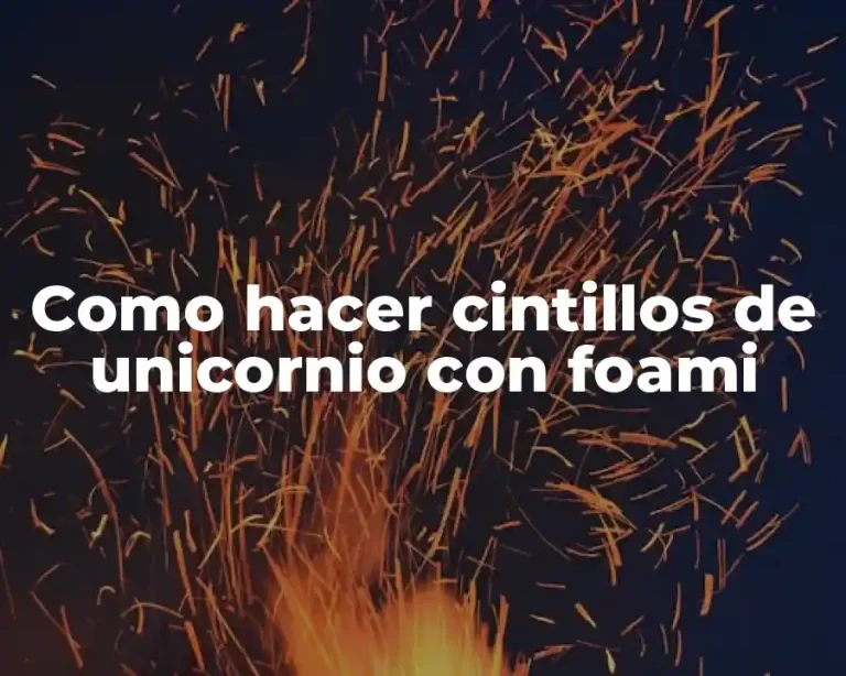 Como hacer cintillos de unicornio con foami