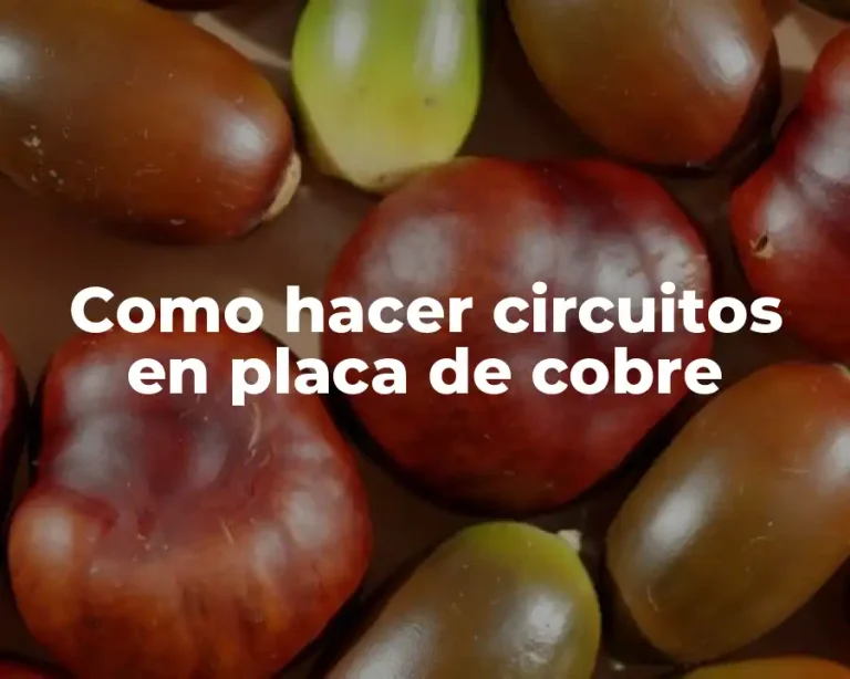 Como hacer circuitos en placa de cobre